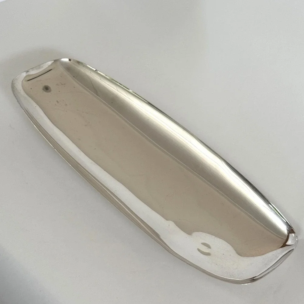 Vintage Gump's EPC Silver Plate Footed Tray‎ 13